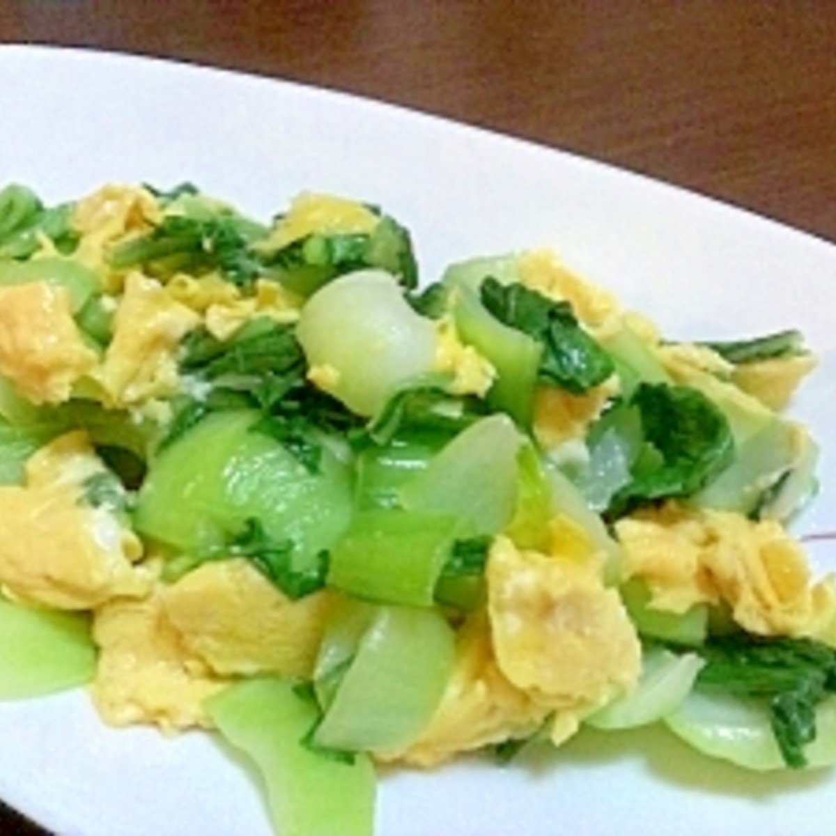 こどもも作れる 食べられる 青梗菜と卵の炒め物 レシピ 作り方 By Vickyvicky 楽天レシピ こどもも作れる 食べられる 青梗菜と卵の炒め物 レシピ 作り方 By Vickyvicky 楽天レシピ